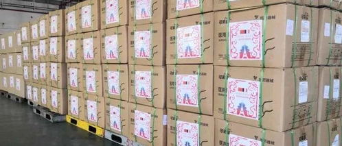 中國(guó)援法物資上,印了八個(gè)字
